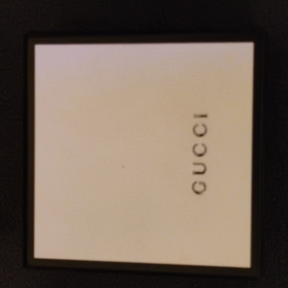 Rare  Unisex Gucci  GG silver ring.